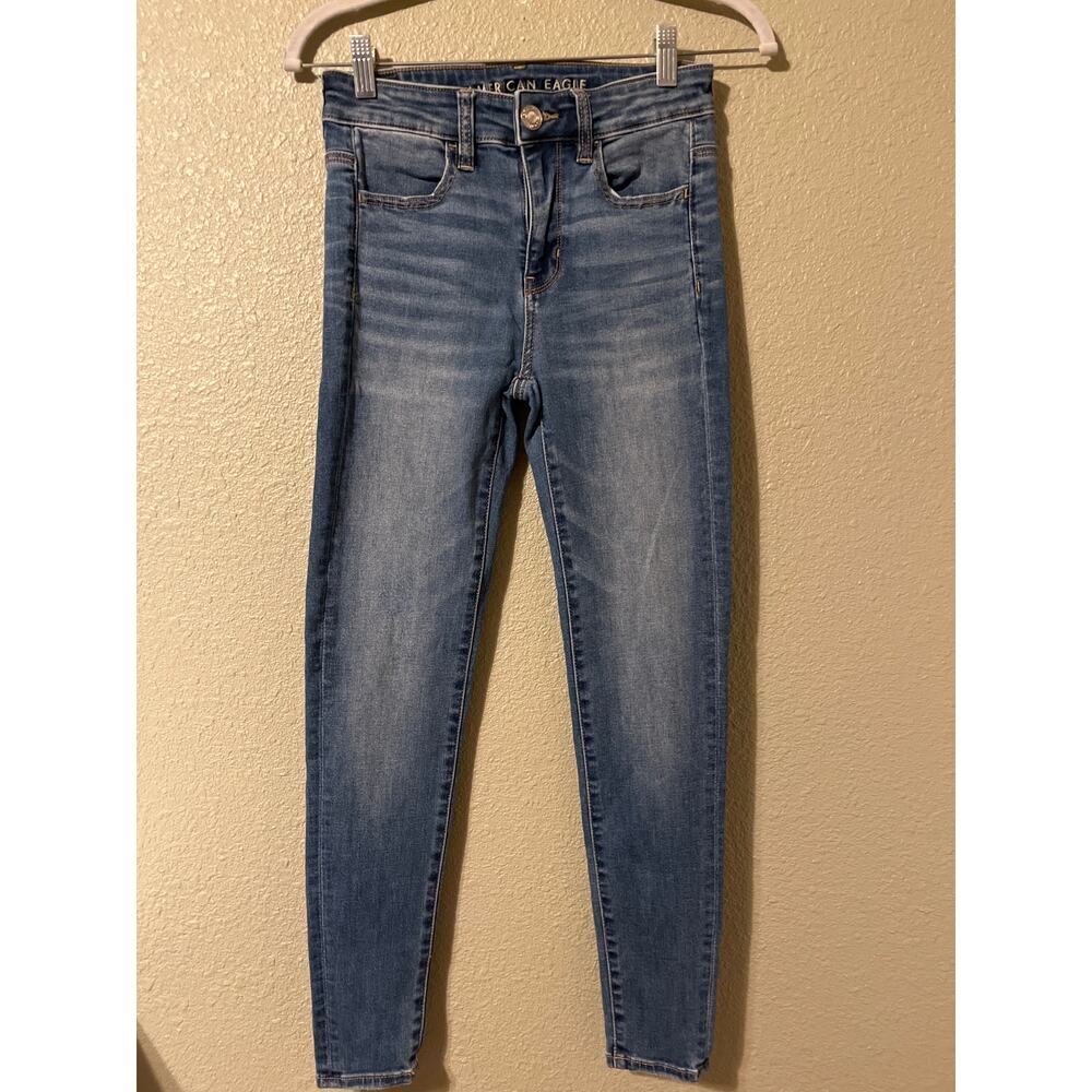 American Eagle next level stretch women’s high rise Jeggings size 2 short